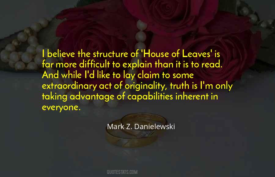 House Of Leaves Quotes #1130888