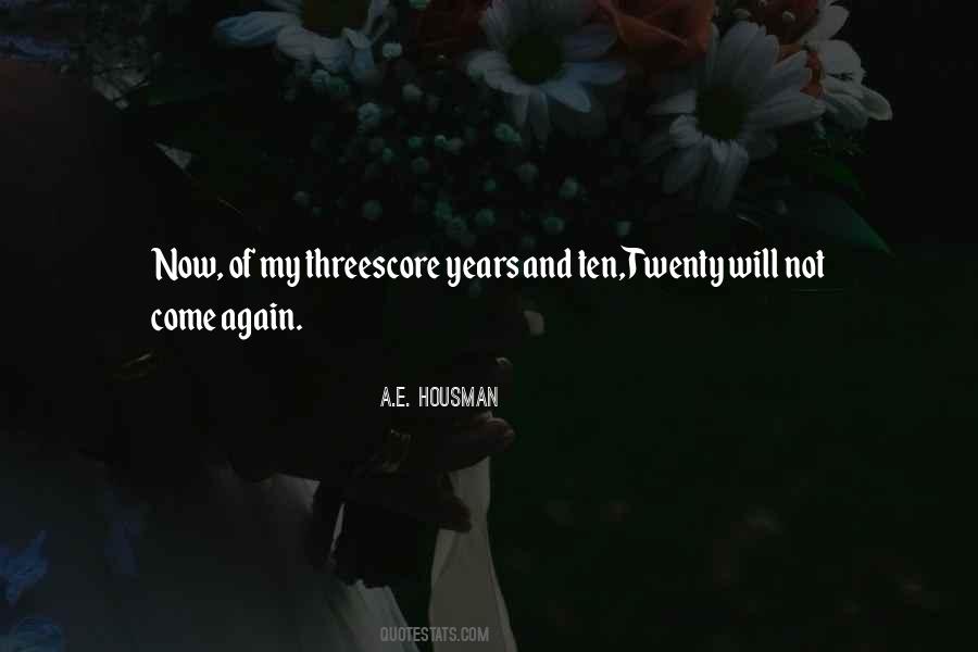 Housman Quotes #890085
