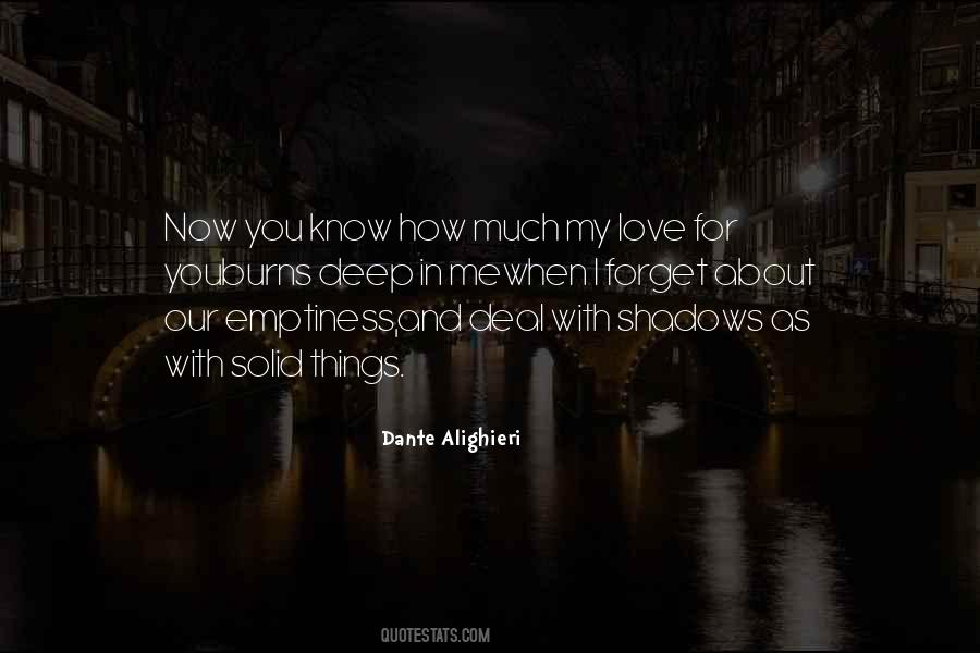 How Deep Love Quotes #53865