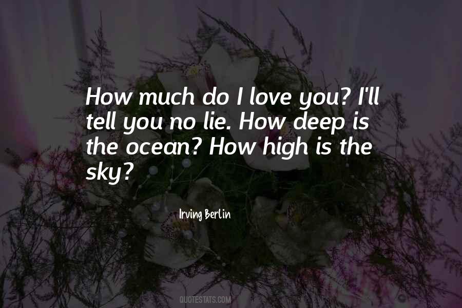 How Deep Love Quotes #725129