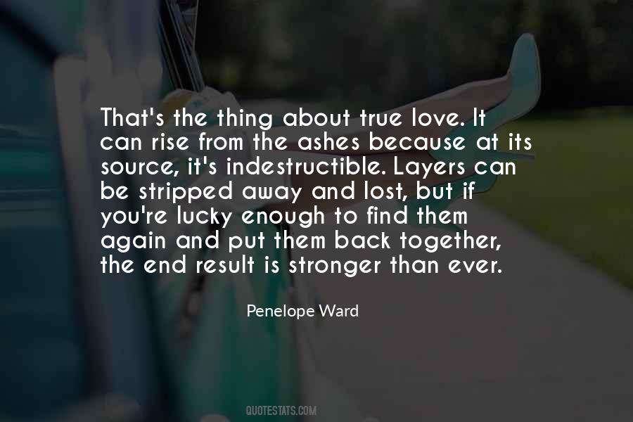 How Did I Get So Lucky To Find You Quotes #37241
