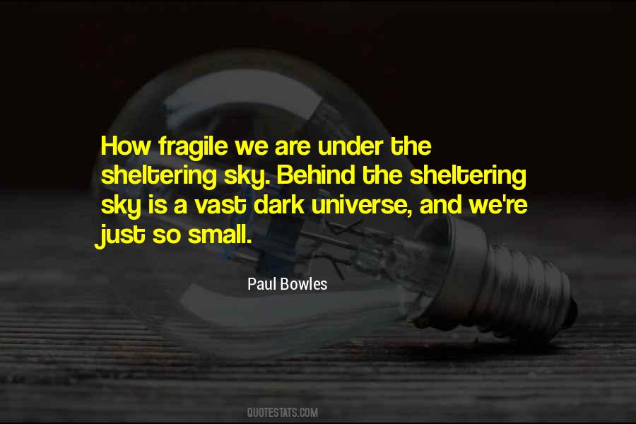 How Fragile Life Is Quotes #1051801