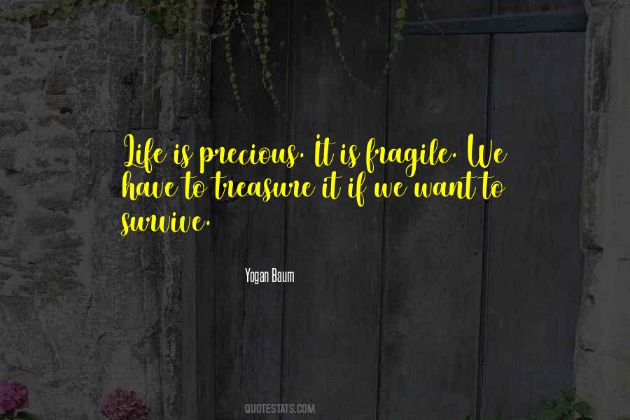 How Fragile Life Is Quotes #292893