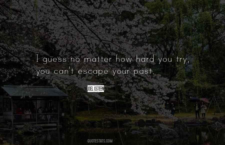How Hard You Try Quotes #719621