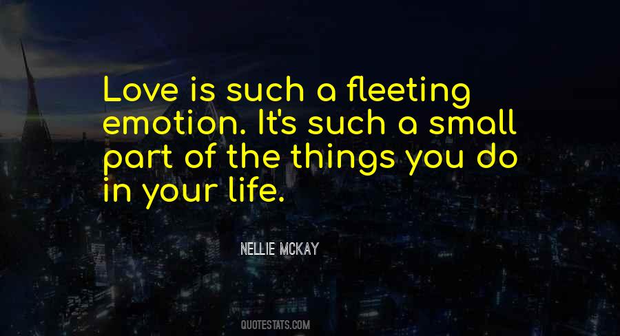 Quotes About Fleeting Love #241225
