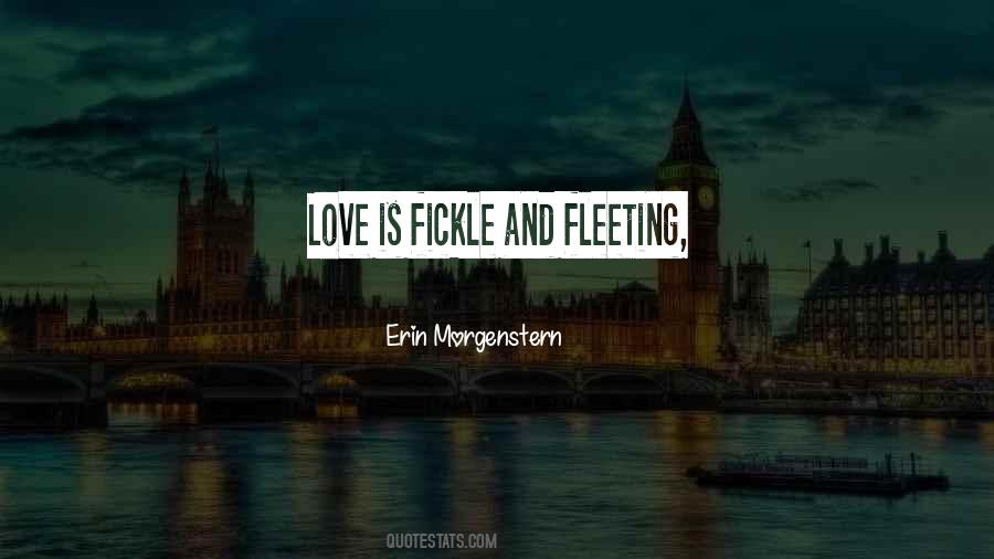 Quotes About Fleeting Love #896218