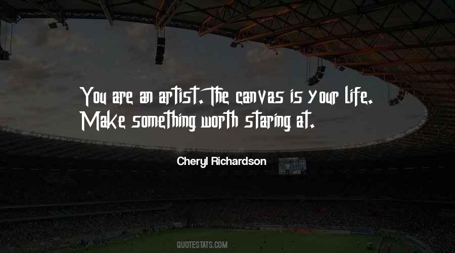Quotes About The Canvas Of Life #1321110