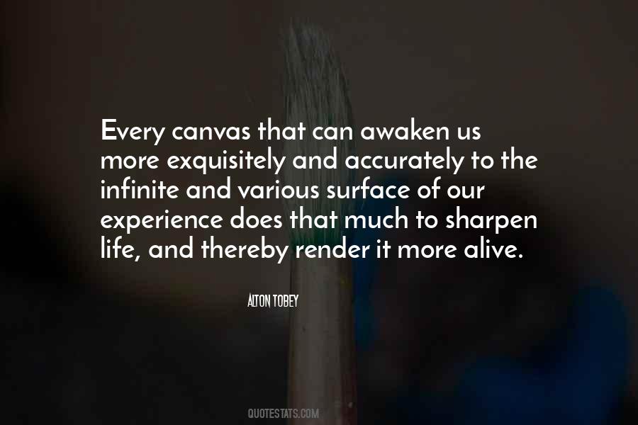 Quotes About The Canvas Of Life #733026
