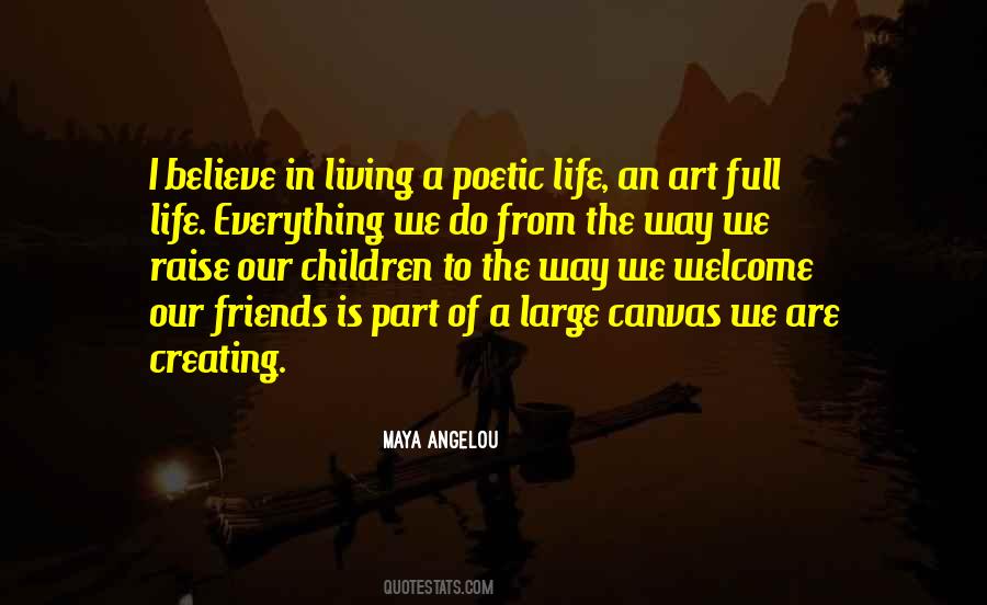 Quotes About The Canvas Of Life #770179