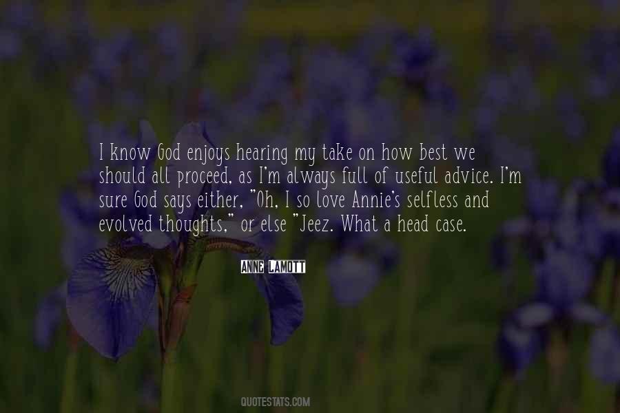 How I Love God Quotes #883915