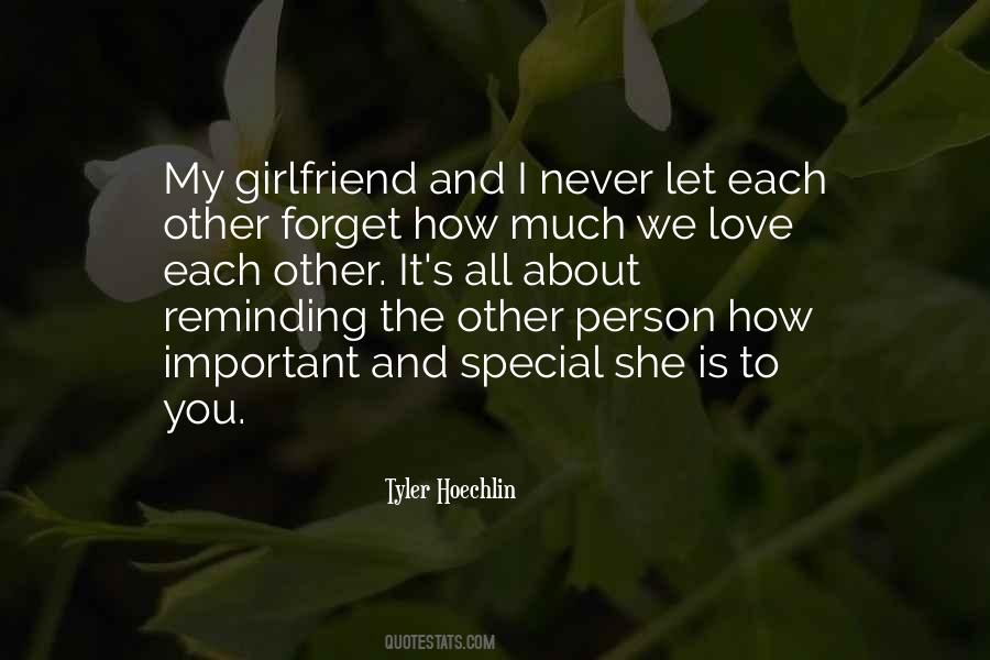 How Special She Is Quotes #601200