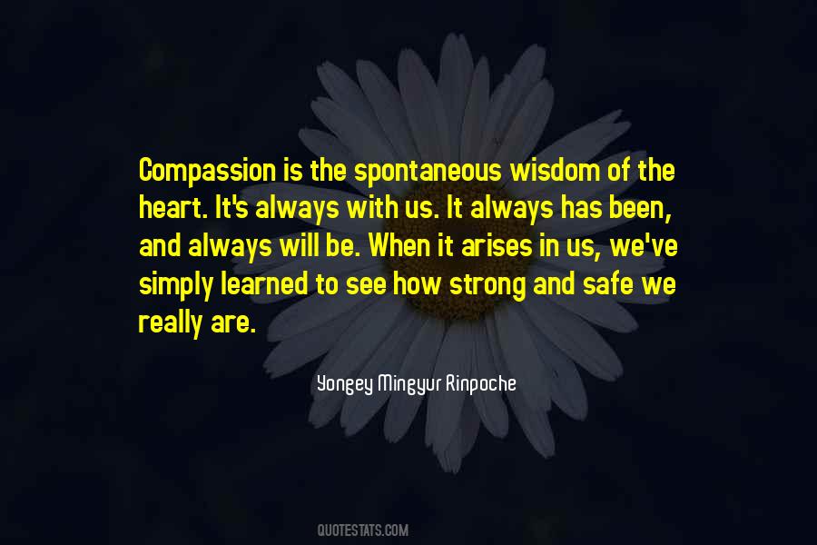 How Strong We Are Quotes #1266223