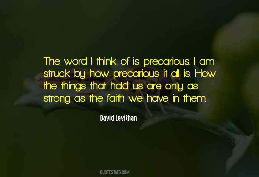 How Strong We Are Quotes #942373