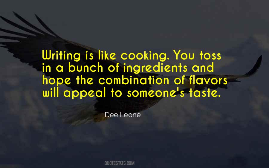 Quotes About Flavors #109738