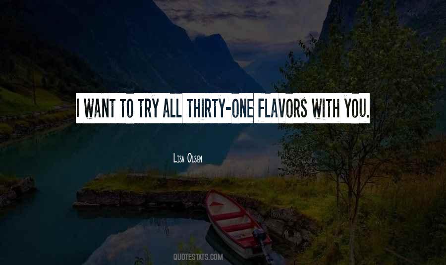 Quotes About Flavors #311401