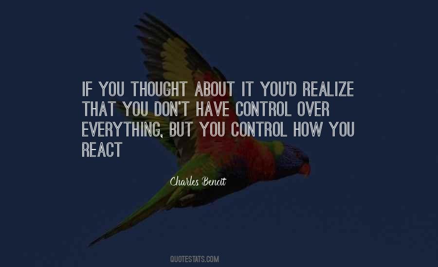 How You React Quotes #201384
