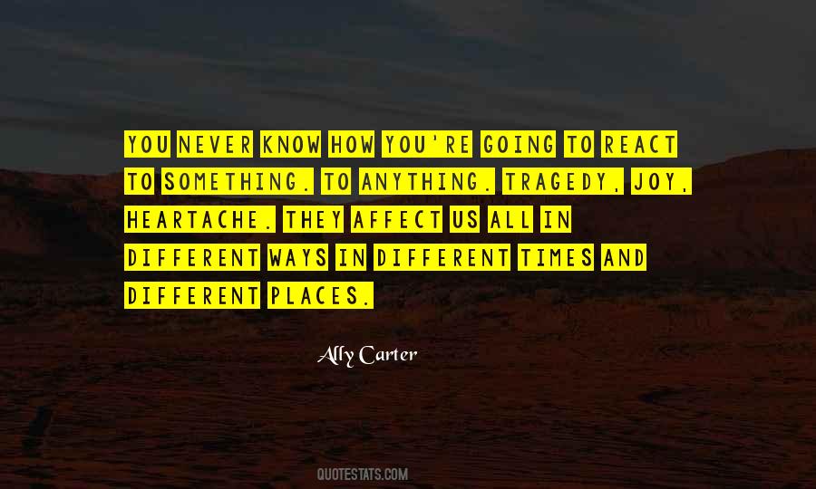 How You React Quotes #430223