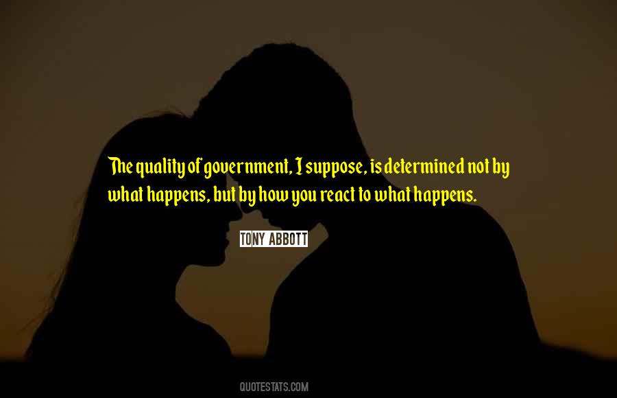How You React Quotes #487267