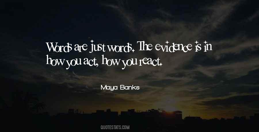 How You React Quotes #578406