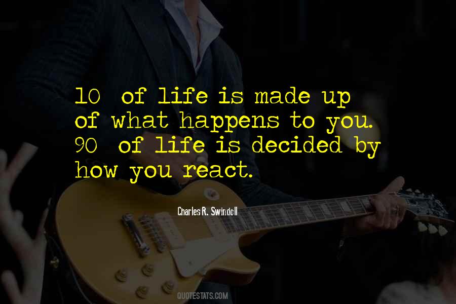 How You React Quotes #624019