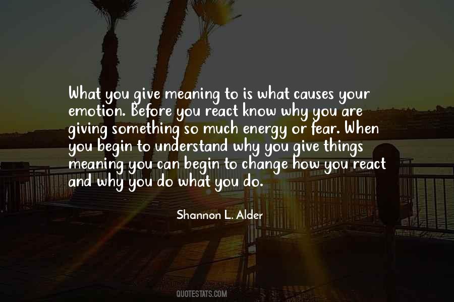 How You React Quotes #830612