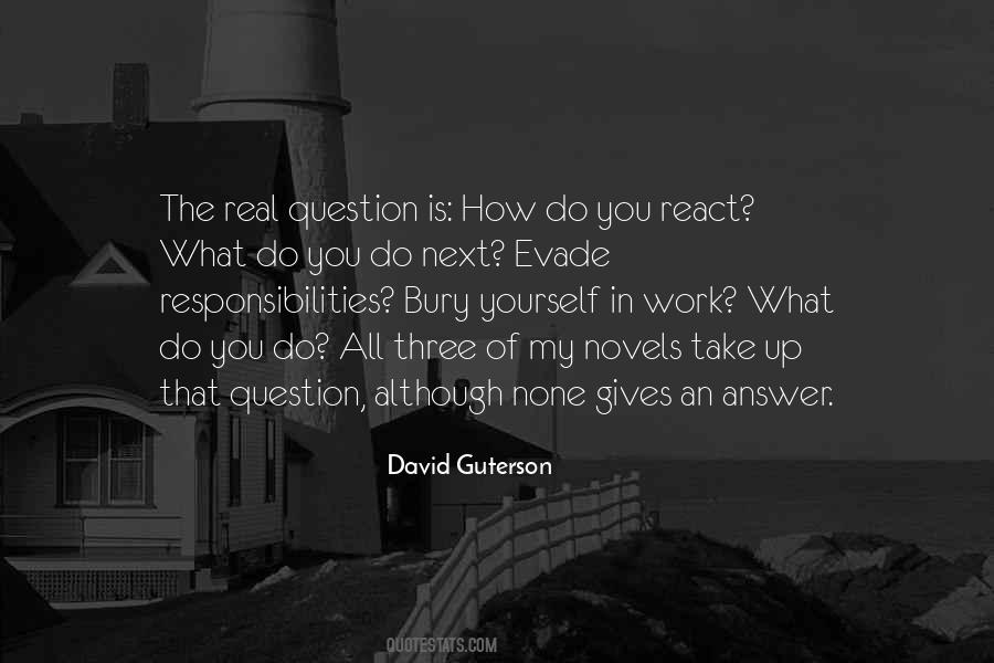 How You React Quotes #85002