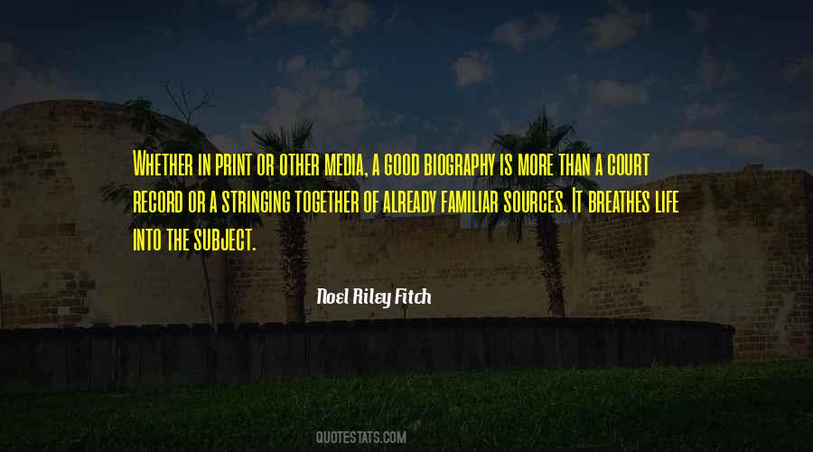 Quotes About Fitch #193033