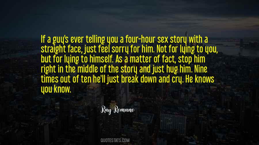 Hug And Cry Quotes #675395