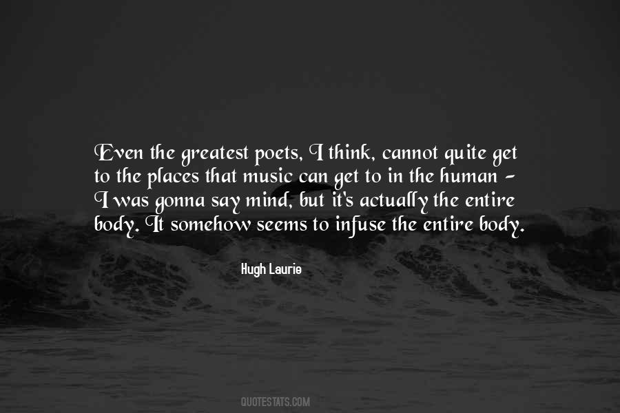 Hugh Laurie's Quotes #756479
