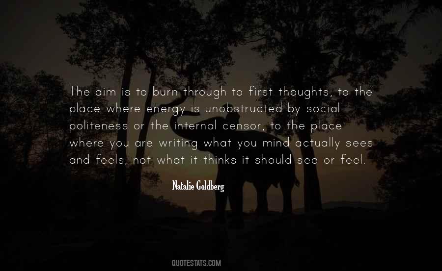 Quotes About First Thoughts #1572201