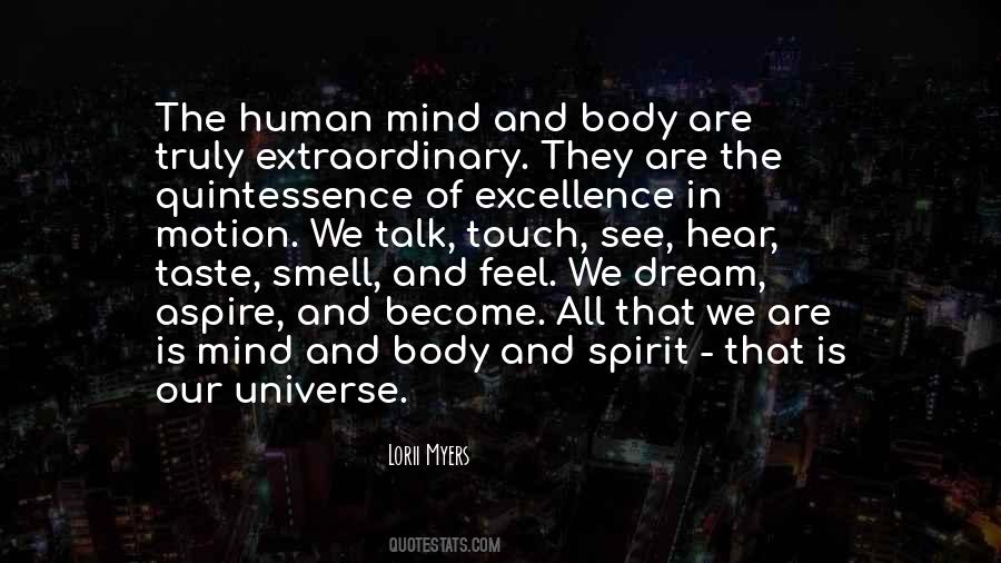 Human Body And Mind Quotes #1739317