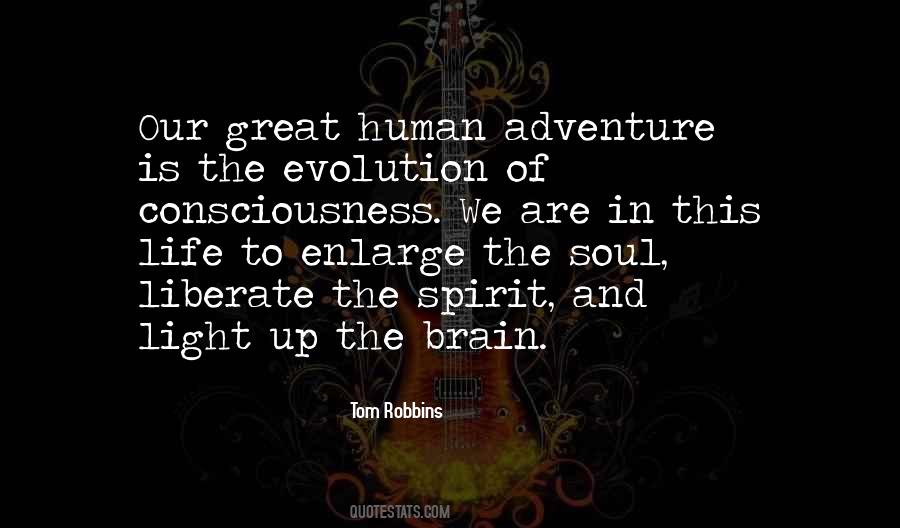 Human Brain Evolution Quotes #1749328