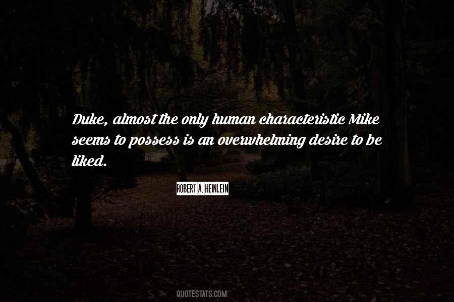 Human Characteristic Quotes #1125554