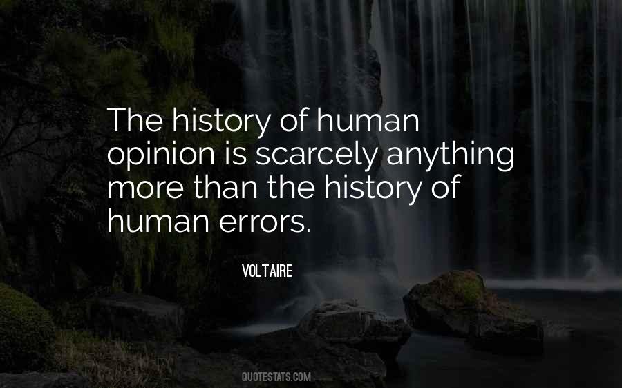 Human Errors Quotes #1108168