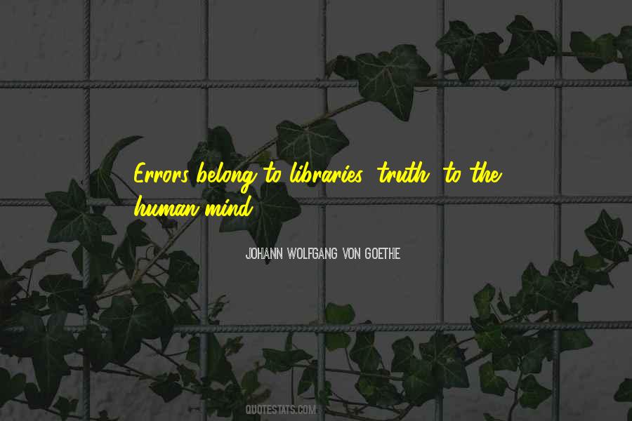 Human Errors Quotes #1635209