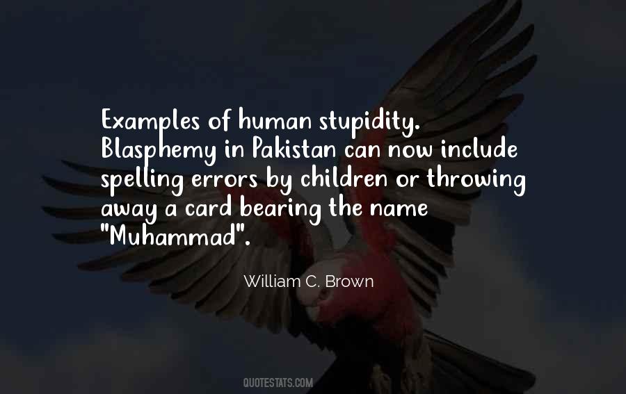 Human Errors Quotes #290928