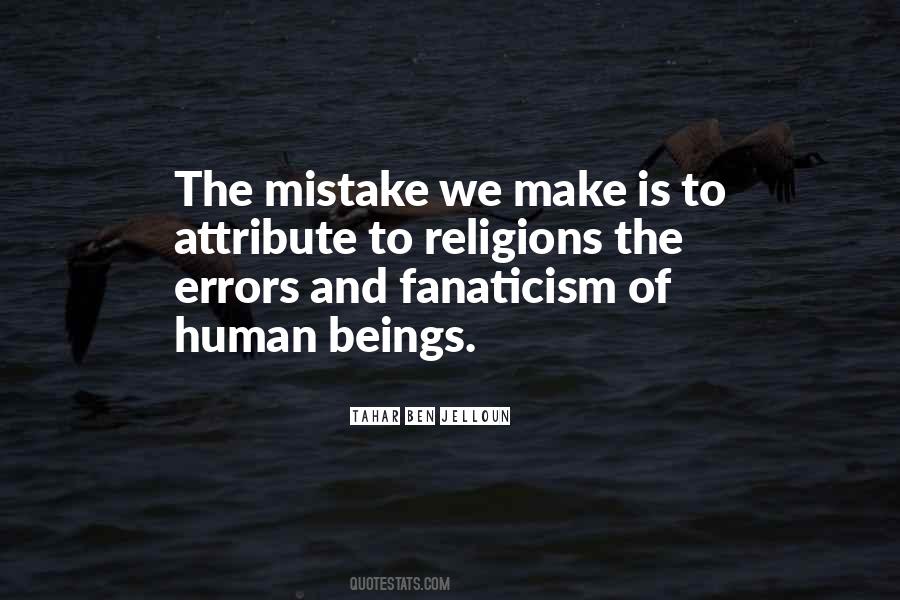 Human Errors Quotes #576234