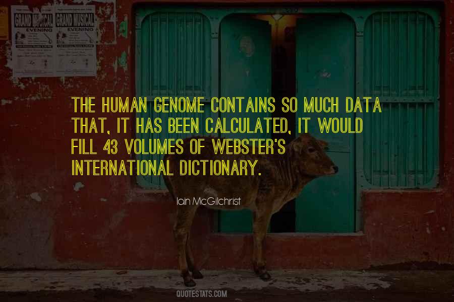 Human Genome Quotes #1459296