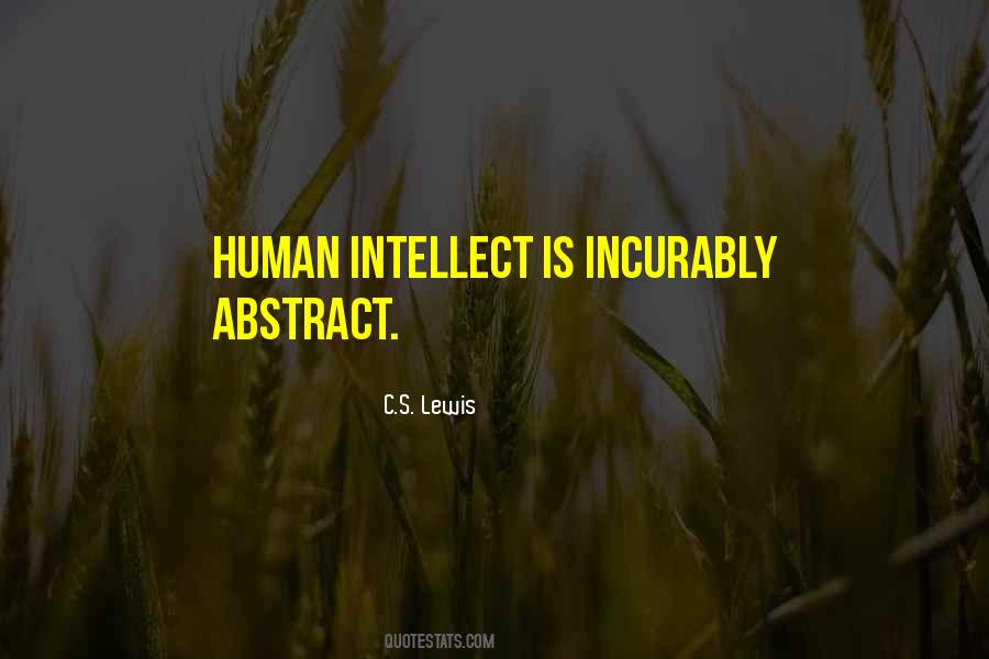 Human Intellect Quotes #534050