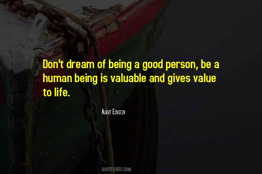 Human Life Value Quotes #1802940
