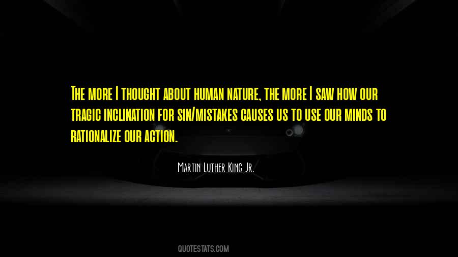 Human Nature Mistakes Quotes #700892