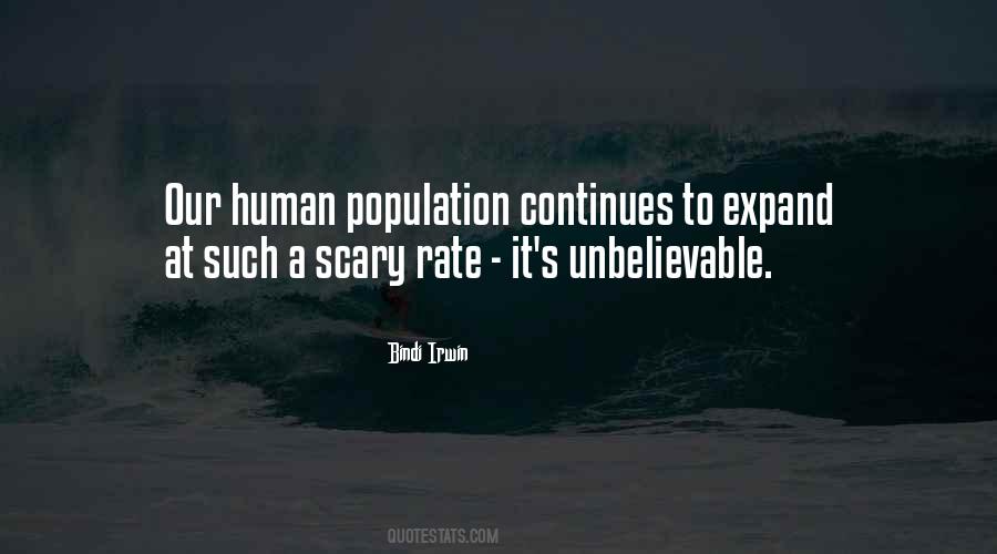 Human Population Quotes #294452