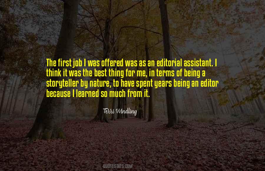 Quotes About First Job #1845990