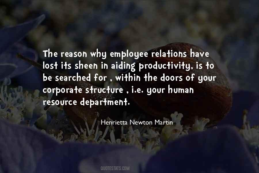 Human Resource Quotes #321787