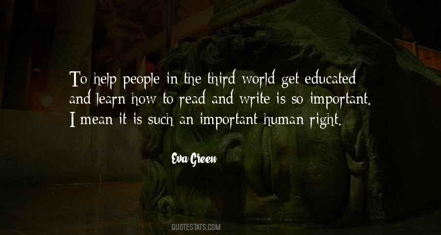 Human Right Quotes #1716693