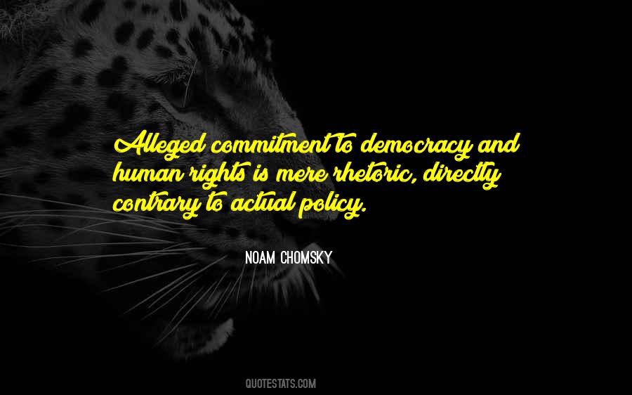 Human Rights And Democracy Quotes #1248821