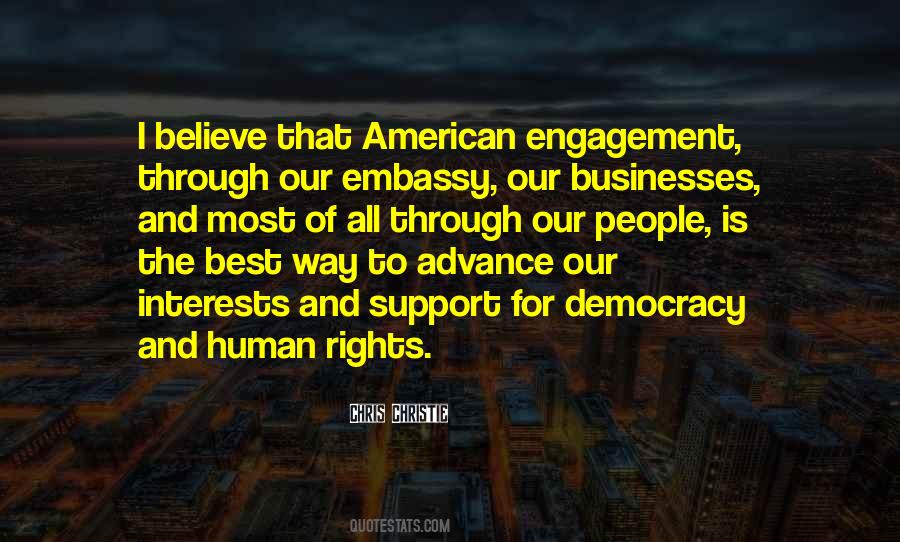 Human Rights And Democracy Quotes #1766171