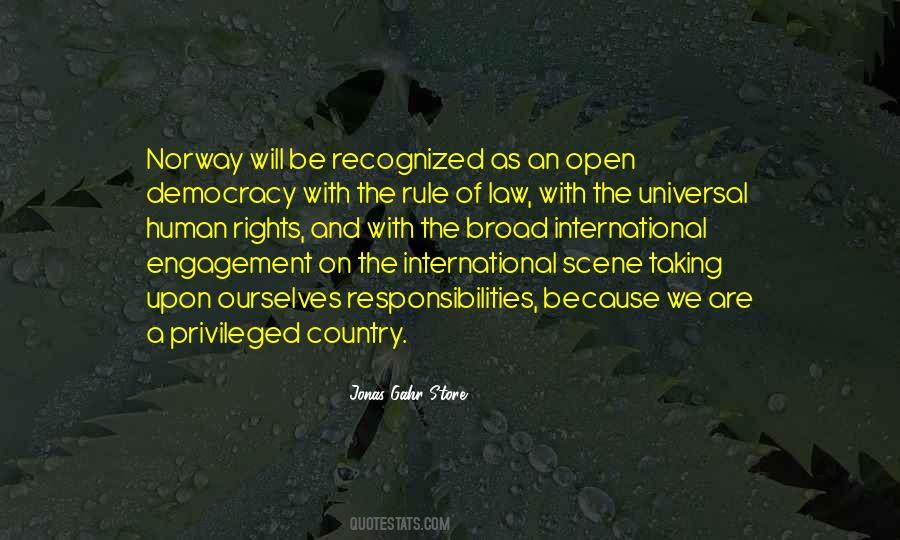 Human Rights And Democracy Quotes #594129