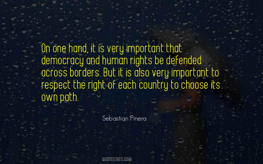 Human Rights And Democracy Quotes #675711