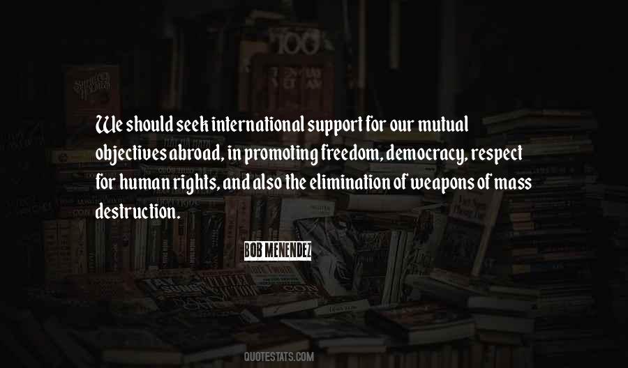 Human Rights And Democracy Quotes #687470